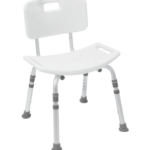 Duro Plus KD Shower Chair Stool with backrest
